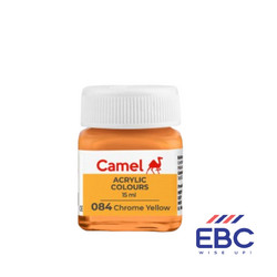 CAMEL ACRYLIC COLOUR - 084 CHROME YELLOW 15ML